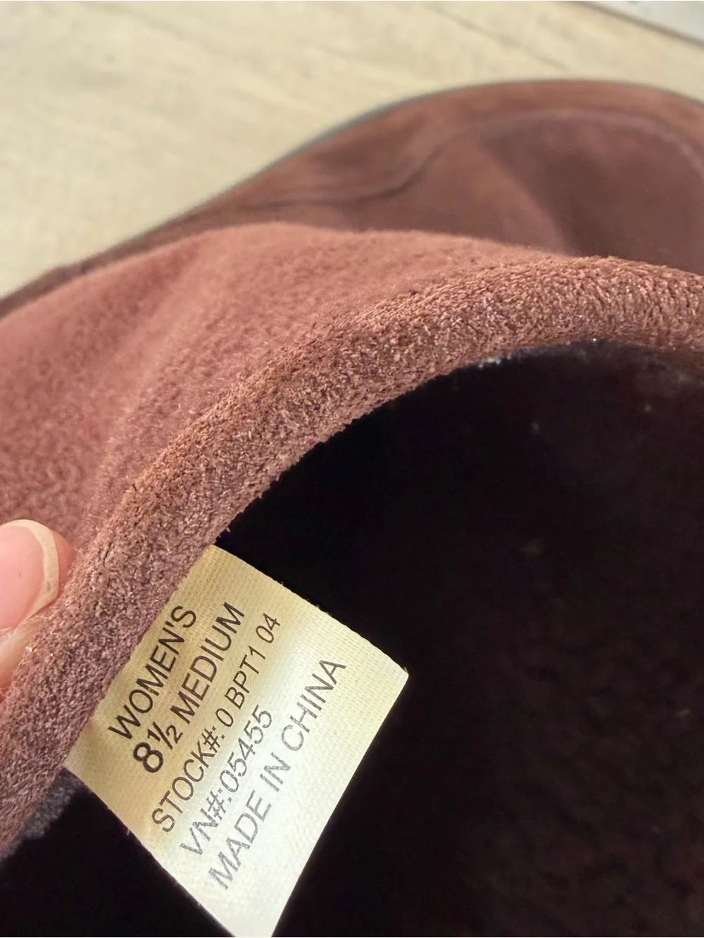 L.L.Bean Suede Fur Lined Boots Women 8.5  Brown Comfy Cabin Fleece Winter Hiking